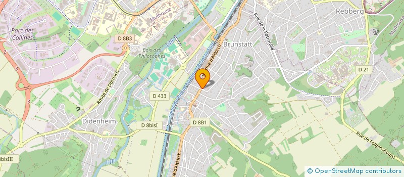 localisation de l'entreprise TTS FRANCE à BRUNSTATT-DIDENHEIM