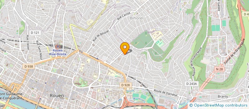 localisation de l'entreprise TTS NORMANDIE à ROUEN