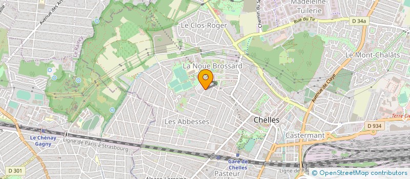 localisation de l'entreprise TTS RENOVATION  BROU-SUR-CHANTEREINE