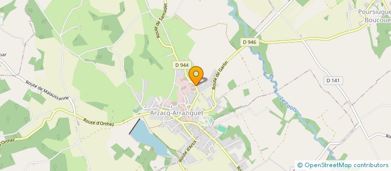 localisation de l'entreprise TTS SYLVICULTURE  ARZACQ-ARRAZIGUET