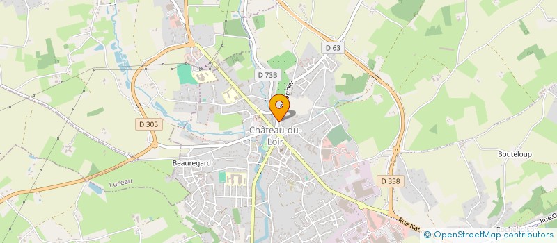 localisation de l'entreprise TTSD à MONTVAL-SUR-LOIR