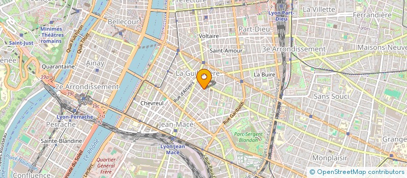 localisation de l'entreprise TTUB 2  LYON