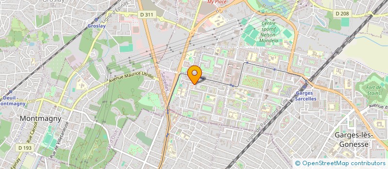 localisation de l'entreprise TTV CS 95200  SARCELLES
