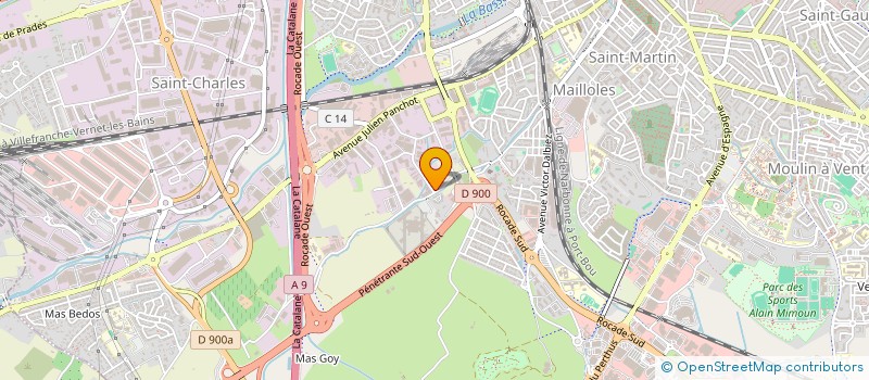 localisation de l'entreprise TTX IMMO à PERPIGNAN