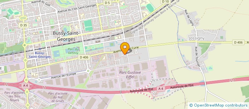 localisation de l'entreprise TTY TRAVEL  BUSSY-SAINT-GEORGES