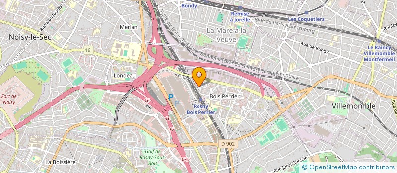 localisation de l'entreprise TU  ROSNY-SOUS-BOIS