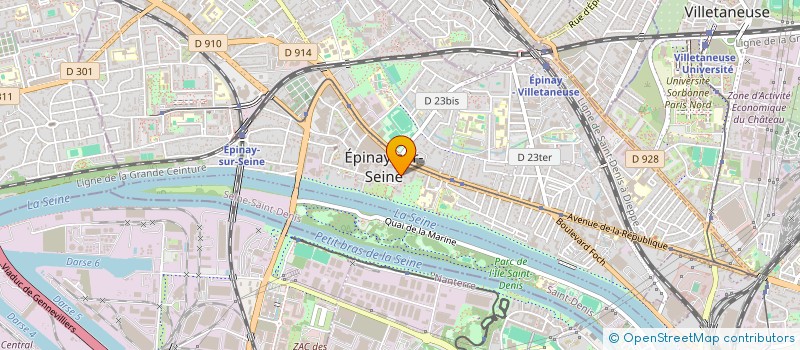 localisation de l'entreprise TU AIMERAS TON PROCHAIN COMME TOI-MEME  EPINAY-SUR-SEINE