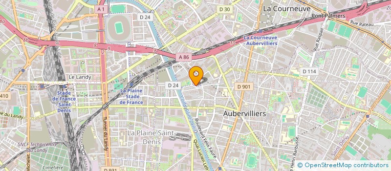 localisation de l'entreprise TU AIMES-TU CA  AUBERVILLIERS