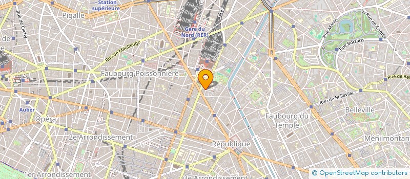 localisation de l'entreprise TU ERIC  PARIS