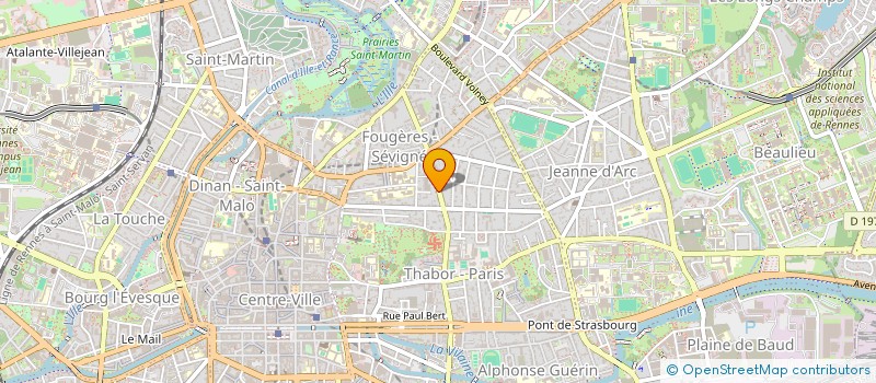 localisation de l'entreprise TU KAE  RENNES