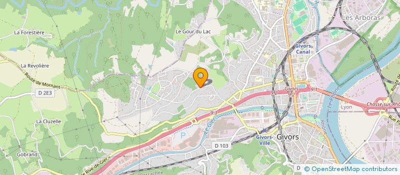 localisation de l'entreprise TU M'AURAS PAS  GIVORS