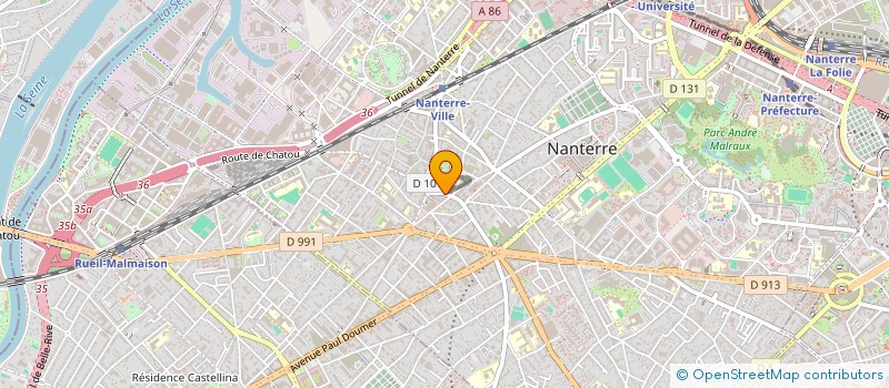 localisation de l'entreprise TU TE TAT'  NANTERRE