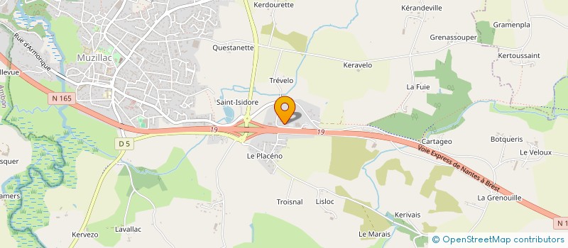localisation de l'entreprise TUAL AGENCEMENT à MUZILLAC