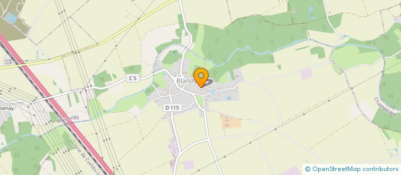 localisation de l'entreprise TUAL FAMILY  BLANDY