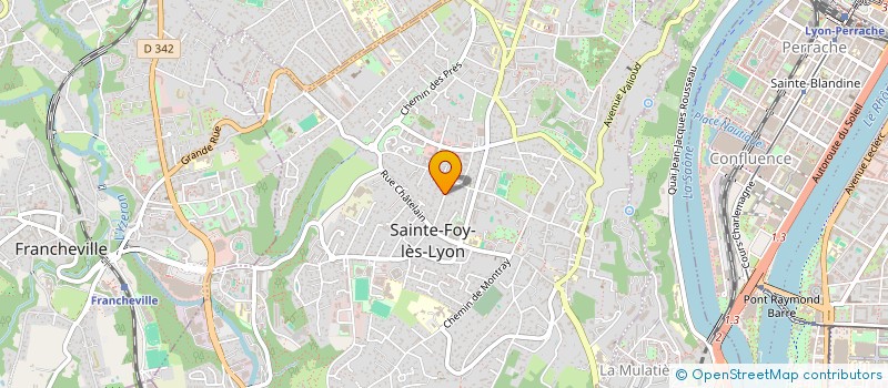 localisation de l'entreprise TUATHA 1  SAINTE-FOY-LES-LYON