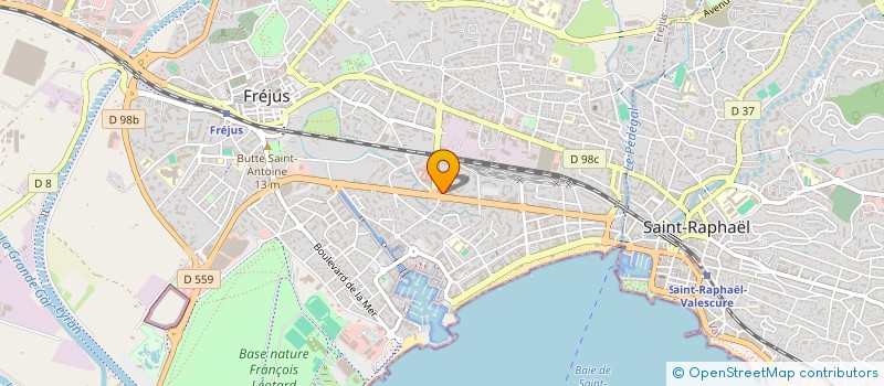 localisation de l'entreprise TUB à FREJUS