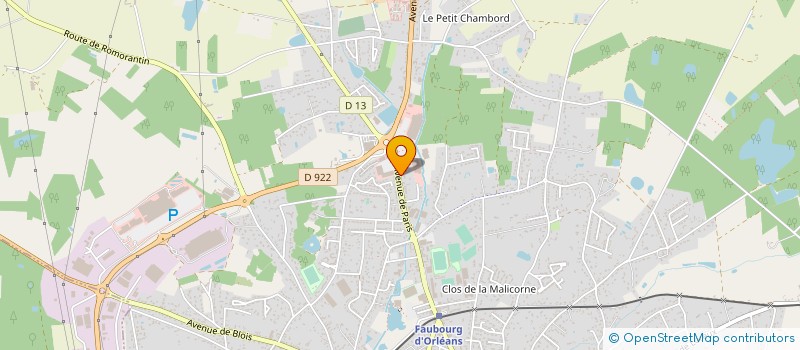 localisation de l'entreprise TUB-CONCEPT à ROMORANTIN-LANTHENAY