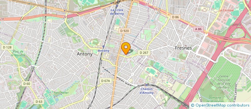 localisation de l'entreprise TUB'S ENERGIE & DIAGNOSTIC  ANTONY