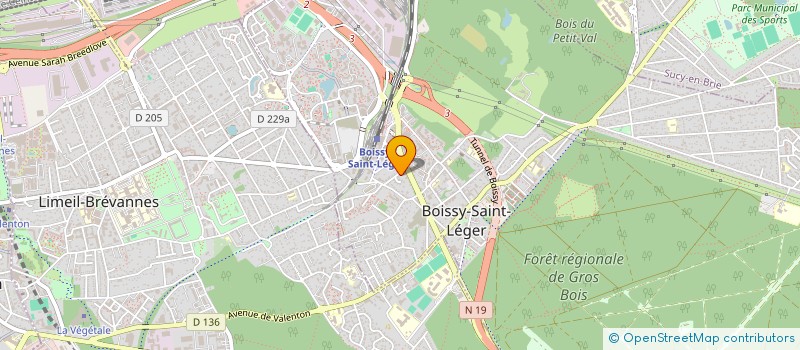 localisation de l'entreprise TUB'SERVICES à BOISSY-SAINT-LEGER