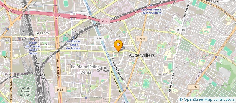localisation de l'entreprise TUB'SPHONE à CLICHY