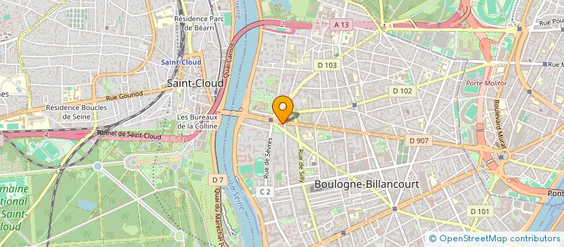 localisation de l'entreprise TUBA PRODUCTIONS à BOULOGNE-BILLANCOURT