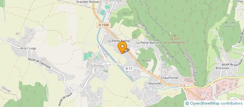 localisation de l'entreprise TUBADA  SILLINGY