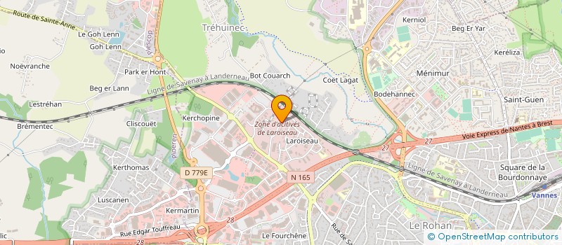localisation de l'entreprise TUBE2COM à VANNES