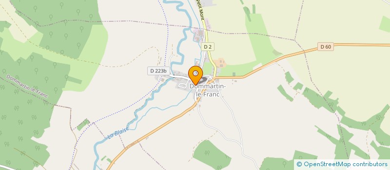 localisation de l'entreprise TUBER FRANCE à DOMMARTIN-LE-FRANC