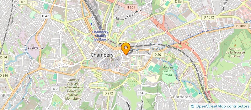 localisation de l'entreprise TUBINOX à CHAMBERY