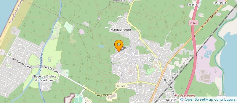 localisation de l'entreprise TUBOBOX  LABENNE