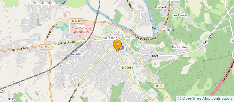 localisation de l'entreprise TUCAN OFFICE à MUSSIDAN