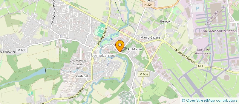 localisation de l'entreprise TUCH'N GO AERO SERVICES à CORNEBARRIEU