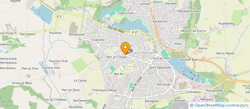 localisation de l'entreprise TUD HA TRAOU  SAINT RENAN