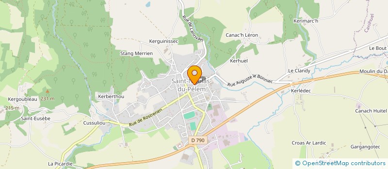 localisation de l'entreprise TUD YAOUANK à SAINT-NICOLAS-DU-PELEM