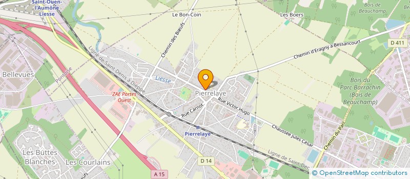 localisation de l'entreprise TUDAL SARL VENTE PRODUITS DE LA MER à PIERRELAYE