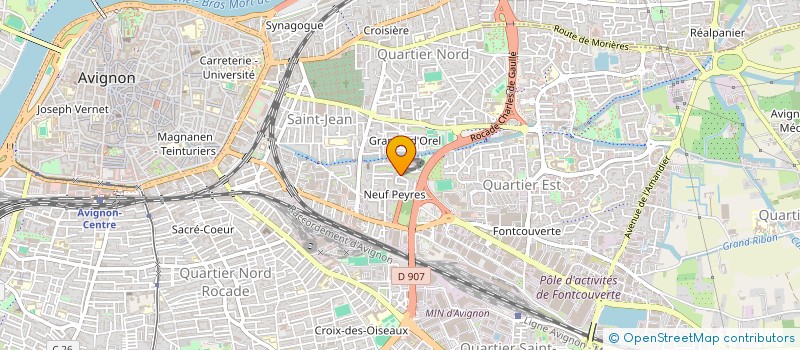 localisation de l'entreprise TUDELA  AVIGNON