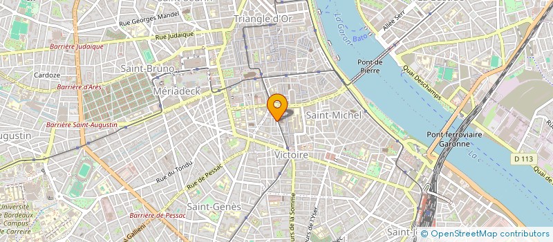 localisation de l'entreprise TUDI HOLDING 12  BORDEAUX