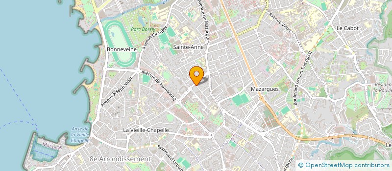 localisation de l'entreprise TUDI HOLDING 37 à MARSEILLE