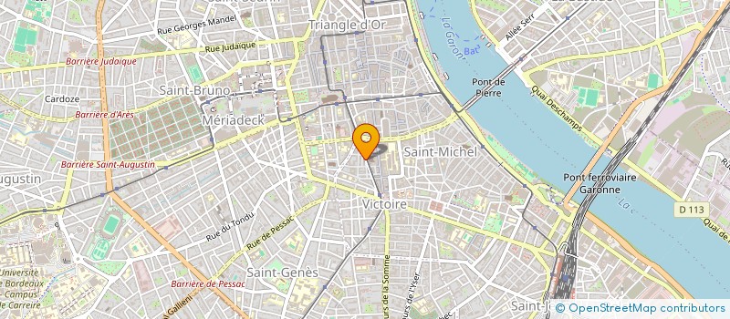 localisation de l'entreprise TUDI HOLDING 98  BORDEAUX