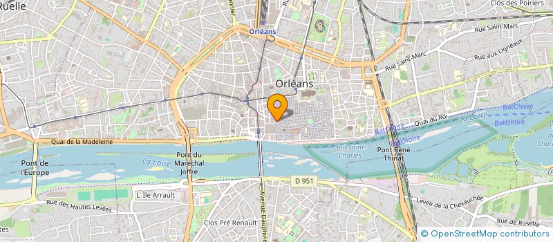 localisation de l'entreprise TUDIZE  ORLEANS