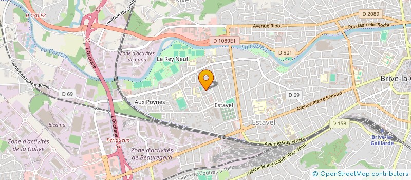 localisation de l'entreprise TUDJACK  BRIVE-LA-GAILLARDE