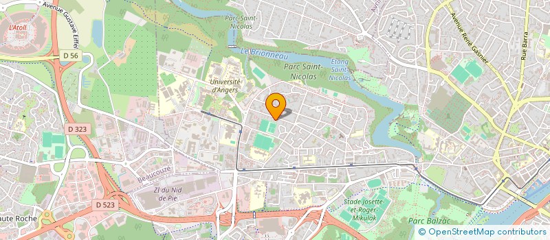 localisation de l'entreprise TUDO BOM à ANGERS