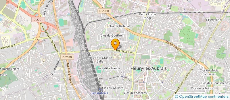 localisation de l'entreprise TUDOBEM 45  FLEURY-LES-AUBRAIS