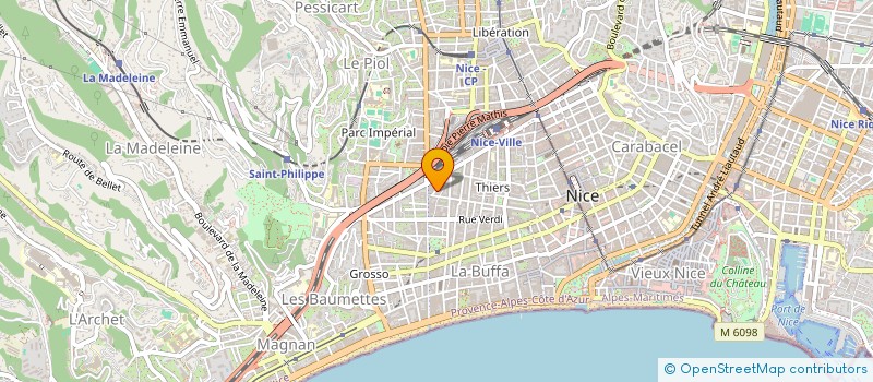 localisation de l'entreprise TUDOBEM à NICE