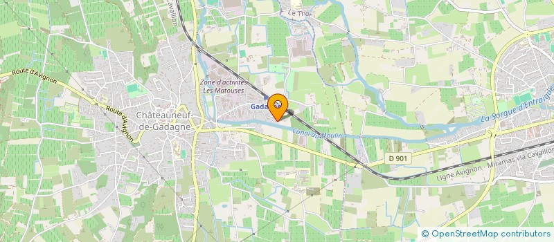 localisation de l'entreprise TUDOM ALRO  TAVEL