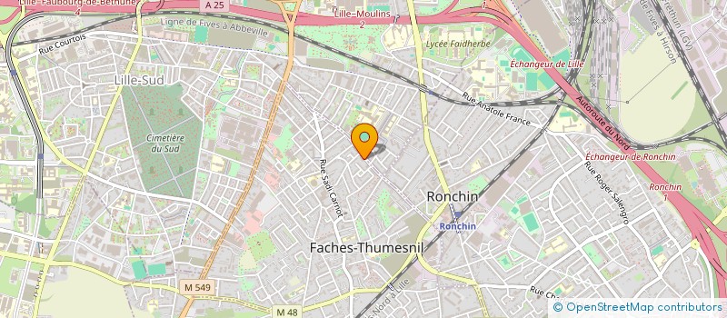 localisation de l'entreprise TUDOR OU QUOI...  FACHES-THUMESNIL