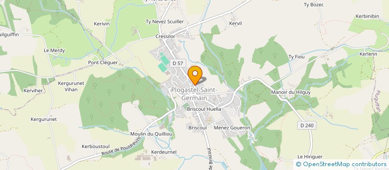 localisation de l'entreprise TUDY HOUSE  PLOGASTEL-SAINT-GERMAIN