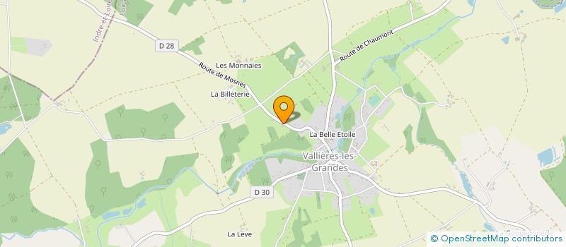 localisation de l'entreprise TUE LOUP  VALLIERES-LES-GRANDES