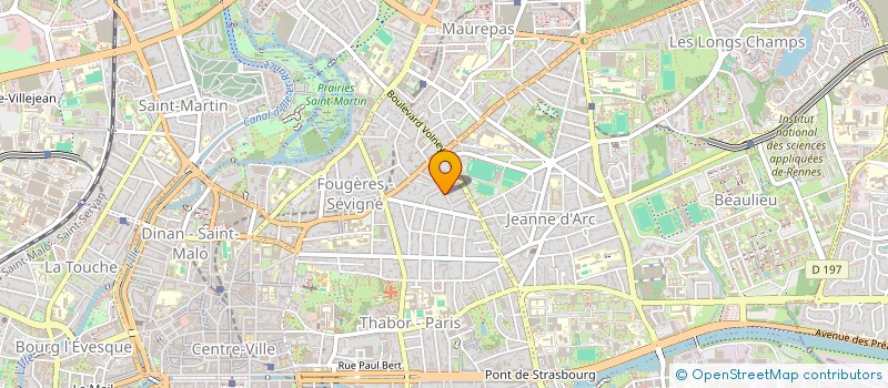 localisation de l'entreprise TUEDA  RENNES
