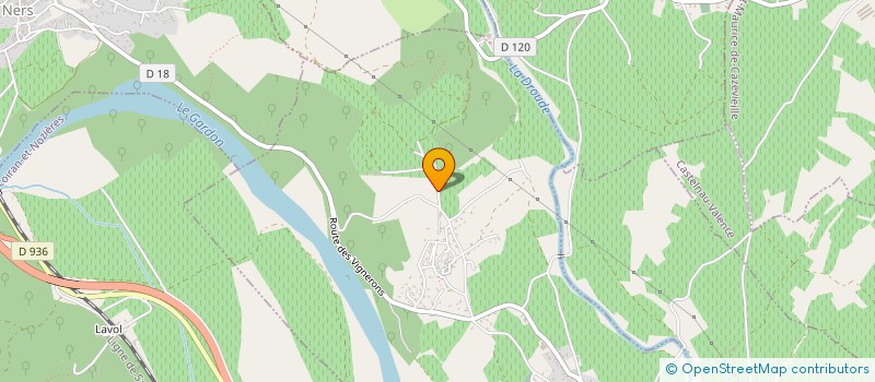 localisation de l'entreprise TUFANY  CRUVIERS-LASCOURS